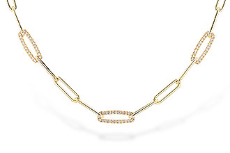 E274-27725: NECKLACE .75 TW (17 INCHES)